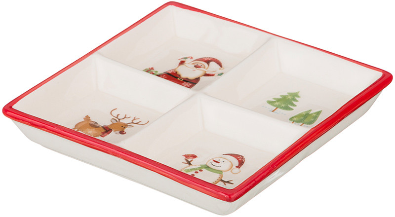 Менажница «Happy New Year» (20х20х3,3 см) | Happy New Year | Lefard