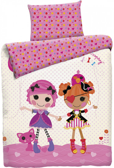 Комплект постельного белья «Lalaloopsy Classic» (1,5 спальный, хлопок, 1 наволочка 50х70)