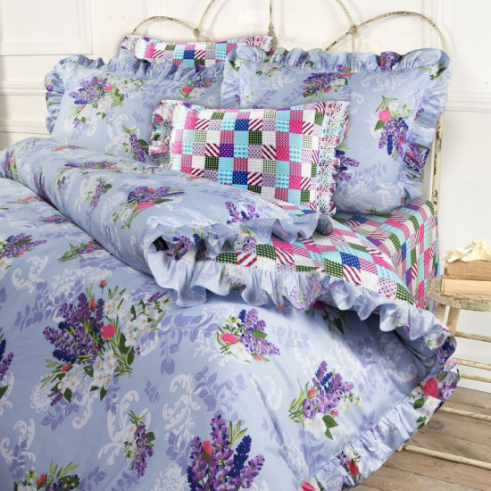 Комплект постельного белья «Lavender» (арт. 5749/3, евро, сатин, 2 наволочки 50х70 и 2 наволочки 70х70)