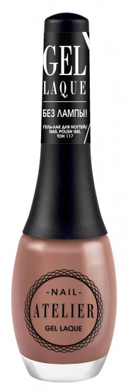 Гель-лак для ногтей «Nail Atelier», оттенок 117 Карамельный Nude