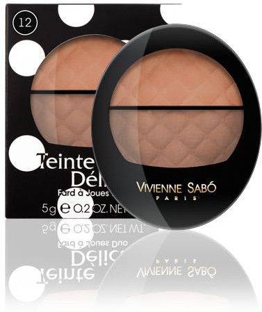 Румяна двойные, оттенок 12 Бежевый светлый - Бежевый темный | Teinte Delicate | Vivienne Sabo