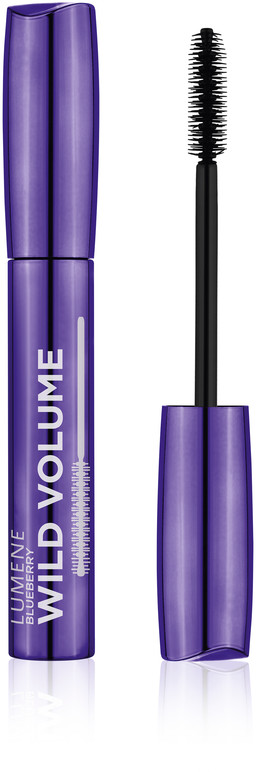 Тушь для ресниц объемная и разделяющая с экстрактом черники «Wild Volume», оттенок 1-4037 Черный | Blueberry | Lumene