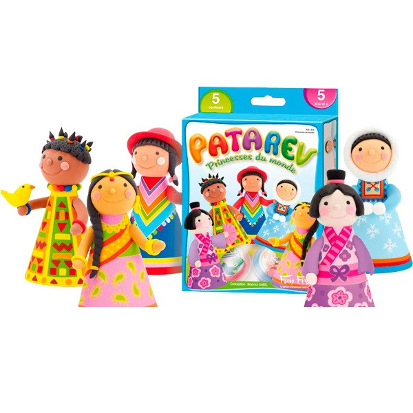 Набор пластилина - Принцессы мира, 5 цветов | Patarev | SentoSphere