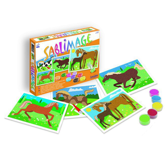 Песочные картинки «Лошади» | Sablimage | SentoSphere