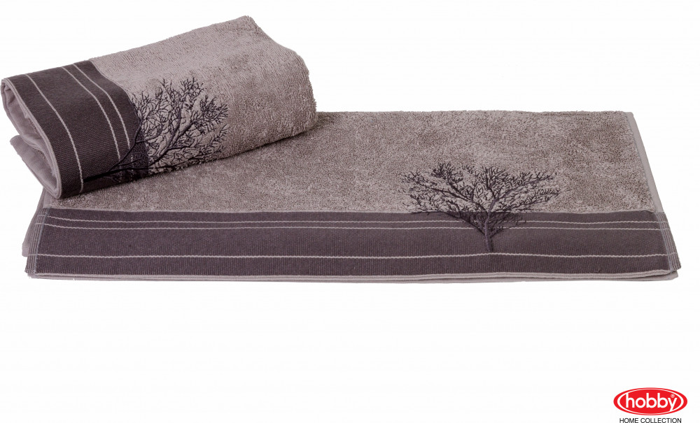 Полотенце махровое с вышивкой «Infinity» (хлопок, 50x90 см) | Infinity | Hobby