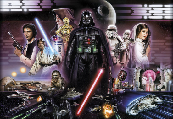 Фотообои «Star Wars Darth Vader Collage» (368 х 254 см)