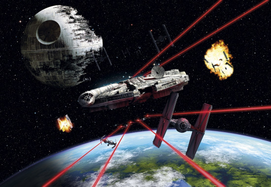 Фотообои «Star Wars Millennium Falcon» (368 х 254 см)