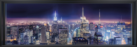Фотообои «Sparkling New York» (368 х 127 см)