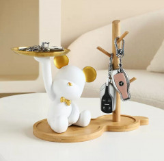 Статуэтка-подставка под ключи «Мишка» - Фото 3