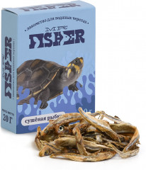 Лакомство для водяных черепах «Сушеная рыбка» - Фото 2