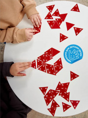 Игра для детей настольная логическая «Тримино» - Фото 3