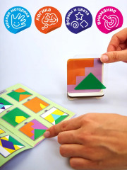 Игра настольная для детей и взрослых «Фигурная комбинация» - Фото 3