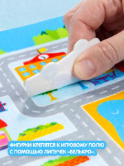 Набор из фетра на липучках «Город» - Фото 2