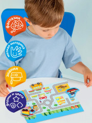 Набор из фетра на липучках «Город» - Фото 3