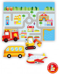 Набор из фетра на липучках «Город» - Фото 8