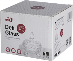 Сахарница с крышкой «Deli glass» - Фото 1