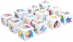 Кубики пластиковые «Азбука для самых маленьких» - Фото 7