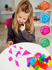 Игра настольная «IQ пазлы и танграм» - Фото 6