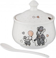 Сахарница с ложкой «Мышки» - Фото 1