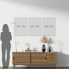 Композиция из 3-х картин «Touch of the steppe» - Фото 1