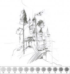 Набор чернографитных карандашей - Фото 2