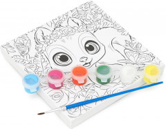 Роспись по холсту «Белочка» - Фото 1