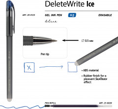 Ручка шариковая «DeleteWrite. Ice» - Фото 2
