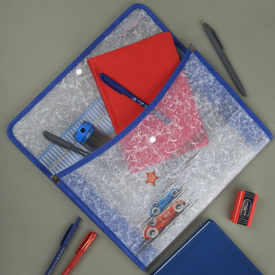 Папка-конверт на кнопке «Cars»