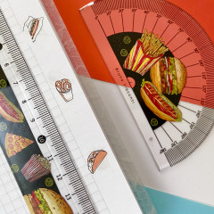 Транспортир «HappyGraphix. Гамбургер» - Фото 2