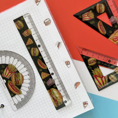 Транспортир «HappyGraphix. Гамбургер» - Фото 3