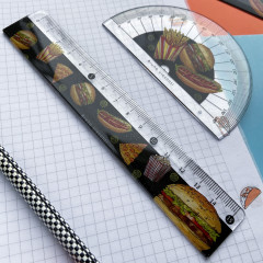 Транспортир «HappyGraphix. Гамбургер» - Фото 7