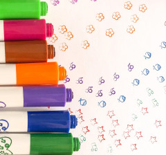 Набор фломастеров-штампиков «FunColor» - Фото 2