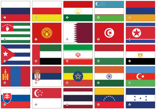 Игра настольная «Мемо флаги — 2»