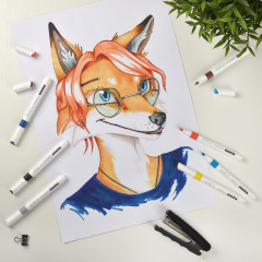 Набор маркеров акриловых «SketchHandArt» - Фото 11