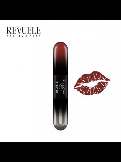 Блеск и масло для губ «2 in 1 Lip Gloss & Oil», тон 01 Classic Red