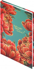 Ежедневник недатированный «Красные пионы» - Фото 2