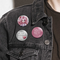 Набор значков закатных «Милашка» - Фото 5