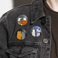 Набор значков закатных - Фото 5