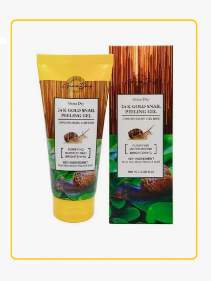 Пилинг-скатка «24 k Gold Snail Peeling Gel»