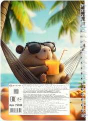 Тетрадь для записи иностранных слов «Капибара на отдыхе» - Фото 14