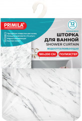 Штора для ванной «Белый мрамор» - Фото 1