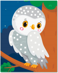 Мозаика-аппликация «Сова, дятел, бабочка» - Фото 7