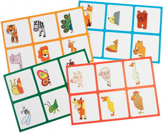 Лото для малышей «Угадай, кто это? Найди половинку»