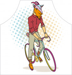 Фартук для кухни «Вело Козел» - Фото 1