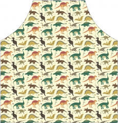 Фартук для кухни «Виды динозавров» - Фото 1