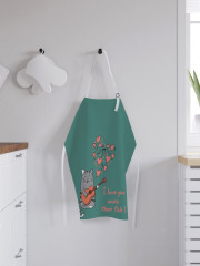 Фартук для кухни «Влюбленный кот-гитарист» - Фото 2