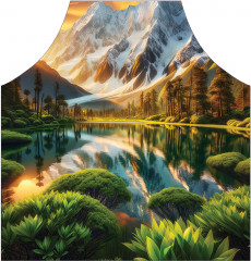 Фартук для кухни «Восход в горах» - Фото 1