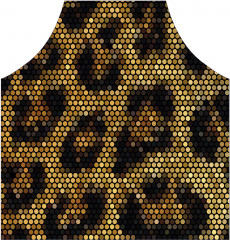 Фартук для кухни «Геометрическая леопардовая кожа» - Фото 1