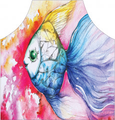 Фартук для кухни «Гипнотическая рыбка» - Фото 1