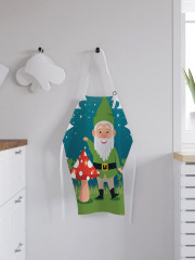 Фартук для кухни «Гномик у гриба» - Фото 2